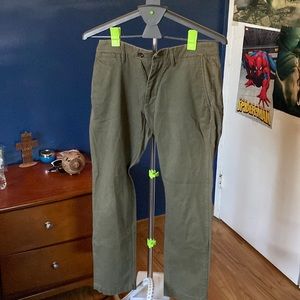 Good fellow green chinos